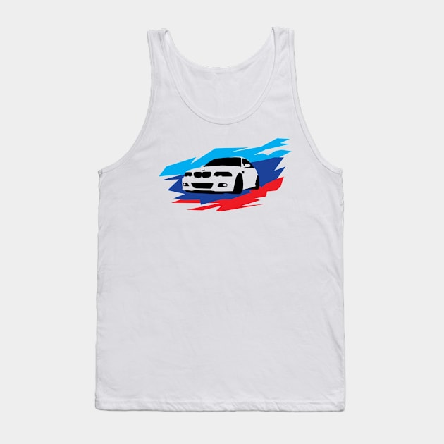 E36 M Tank Top by Randomart